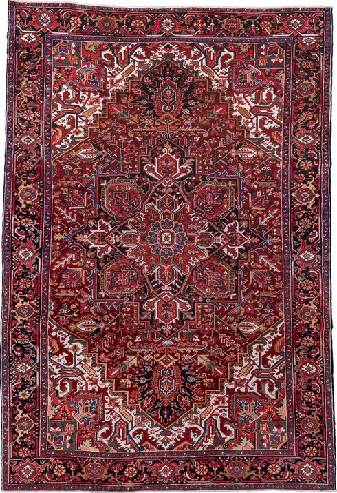 Vintage Heriz Area Rug (7' x 11')